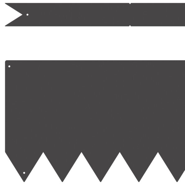 vidaXL Trávne obruby 10 ks Čierna 100x0,5x20 cm Oceľ – Obrázok 3