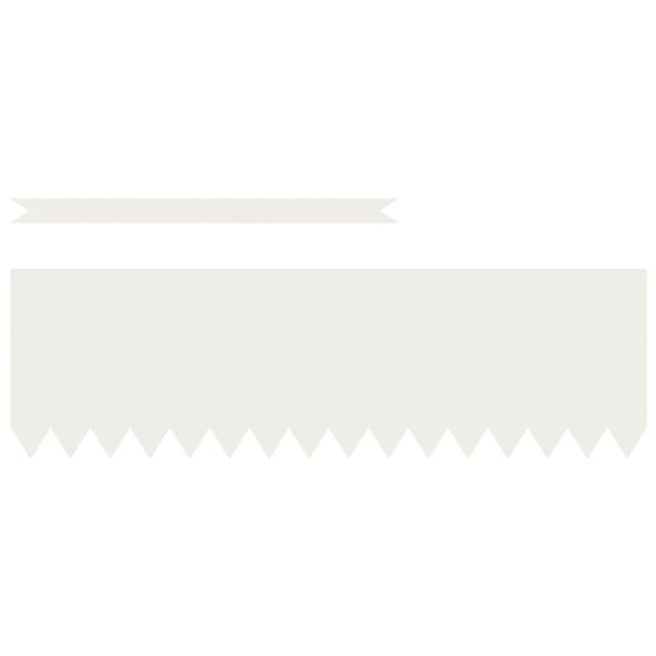 vidaXL Oplotenie trávnikov 20 ks Biele 100x0,5x30 cm Oceľ – Obrázok 2