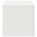 vidaXL Skrinka na uskladnenie Biela 127x41x40 cm Zložená z dreva – Obrázok 8