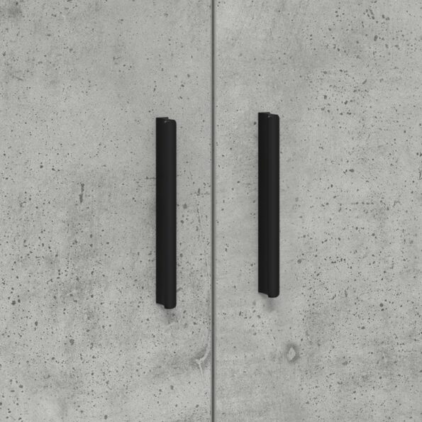 vidaXL Skriňa na uloženie Betónová šedá 127x41x40 cm Zhotovené z drevených kompozitov – Obrázok 11