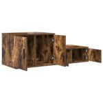 vidaXL Úložná skrinka 2 pcs Dymová dub 127 x 41 x 40 cm – Obrázok 6