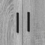 vidaXL Úložná skrinka 2 pcs Sivý Sonoma 127 x 41 x 40 cm – Obrázok 11