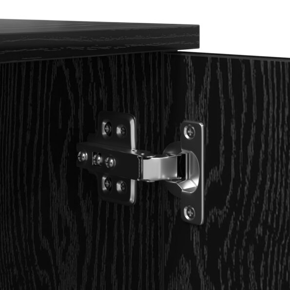 vidaXL Úložná skrinka, čierna, 118x41x40 cm, kompozitné drevo – Obrázok 12