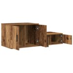 vidaXL Úložná skrinka 2 pcs Staré drevo 108 x 41 x 40 cm – Obrázok 6