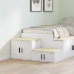 vidaXL Úložná skriňa Biela 103x41x40 cm Zosilnené drevo