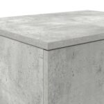 vidaXL Úložná skrinka 2 pcs Betónová šedá 103 x 41 x 40 cm – Obrázok 10