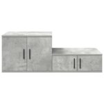 vidaXL Úložná skrinka 2 pcs Betónová šedá 103 x 41 x 40 cm – Obrázok 7