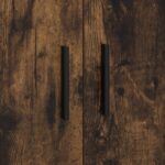 vidaXL Úložná skriňa z dymeného duba 103x41x40 cm vyrobená z drevených materiálov – Obrázok 11