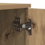 vidaXL Úložný kabinet Artisan Oak 103x41x40 cm Zložené drevo – Obrázok 12