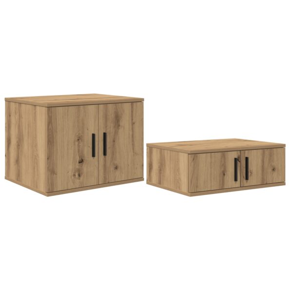 vidaXL Úložný kabinet Artisan Oak 103x41x40 cm Zložené drevo – Obrázok 2