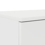 vidaXL Postele Šuplíky Biela 200x36,5x16,5 cm Drevovláknitá doska – Obrázok 10