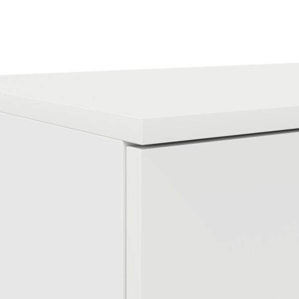 vidaXL Postele Šuplíky Biela 200x36,5x16,5 cm Drevovláknitá doska – Obrázok 10