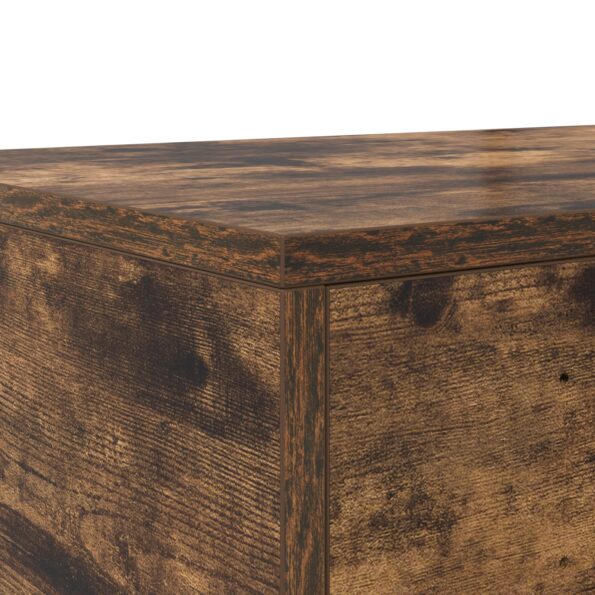 vidaXL Posteľné zásuvky Dymený dub 90x36,5x16,5 cm Kompozitné drevo – Obrázok 10