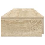 vidaXL Nočný stolík Sonoma Dub 140x36,5x16,5 cm Kompozitné drevo – Obrázok 7