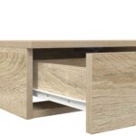 vidaXL Nočný stolík Sonoma Dub 140x36,5x16,5 cm Kompozitné drevo – Obrázok 9