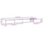 vidaXL Zásuvky pod posteľ Sonoma dub 150x36,5x16,5 cm Zložené drevo – Obrázok 11