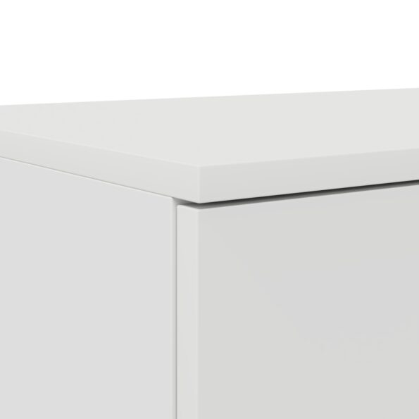 vidaXL Zásuvky pod posteľ Biela 135x36,5x16,5 cm Z rovnatej drevotriesky – Obrázok 10