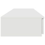 vidaXL Zásuvky pod posteľ Biela 135x36,5x16,5 cm Z rovnatej drevotriesky – Obrázok 7