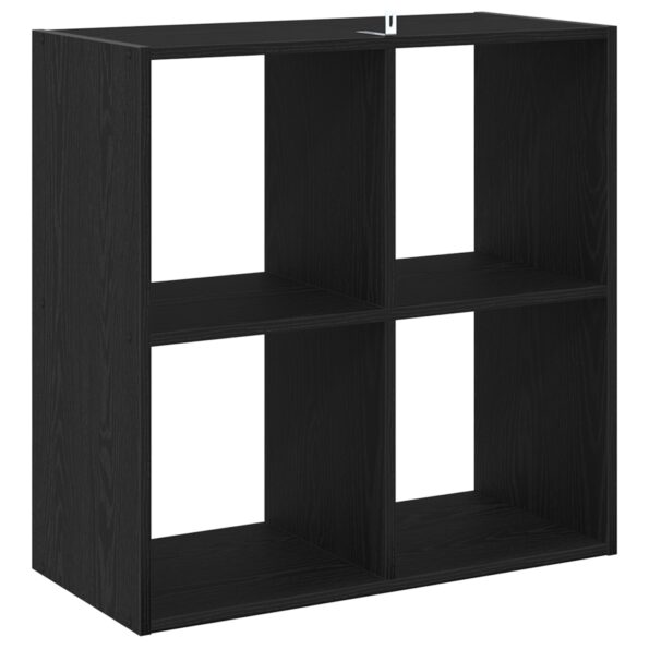 868060_5.jpg vidaXL Knižnica Čierny Dub 68,5x32x68,5 cm Kompozitné drevo – Obrázok 5
