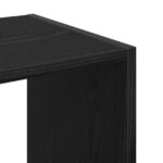 vidaXL Knižnica Čierny Dub 68,5x32x68,5 cm Kompozitné drevo – Obrázok 8