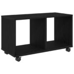 vidaXL Koncový stôl Čierny dub 72 x 33 x 42,5 cm Kompozitné drevo – Obrázok 2