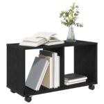 vidaXL Koncový stôl Čierny dub 72 x 33 x 42,5 cm Kompozitné drevo – Obrázok 3