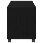 vidaXL Koncový stôl Čierny dub 72 x 33 x 42,5 cm Kompozitné drevo – Obrázok 5