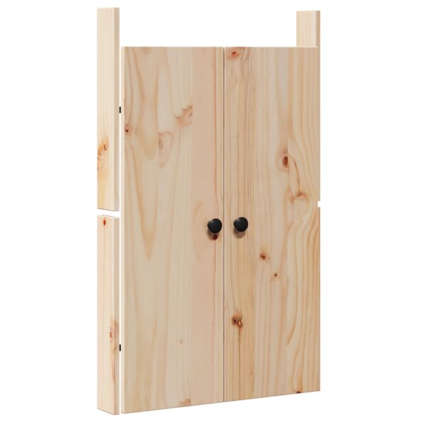vidaXL Dvere do vonkajšej kuchyne 2 ks 50x9x82 cm Solid Wood Pine – Obrázok 5