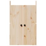 vidaXL Dvere do vonkajšej kuchyne 2 ks 50x9x82 cm Solid Wood Pine – Obrázok 6
