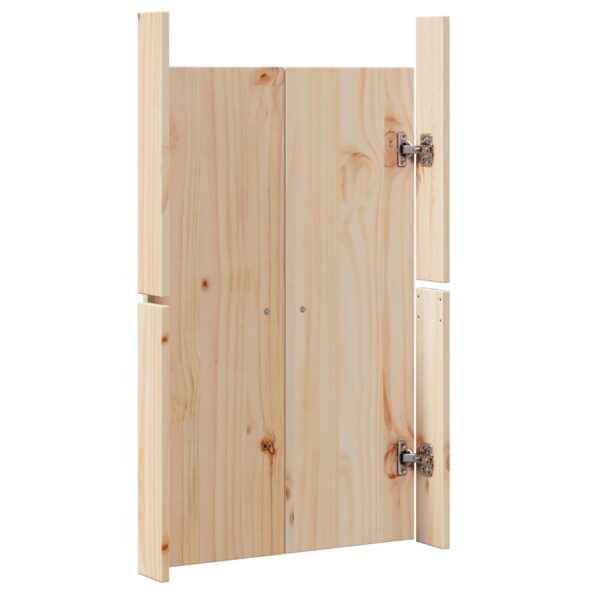 vidaXL Dvere do vonkajšej kuchyne 2 ks 50x9x82 cm Solid Wood Pine – Obrázok 8