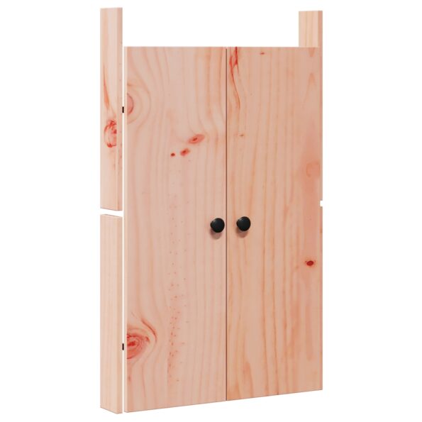 vidaXL Dvere na vonkajšiu kuchyňu 2 ks 50x9x82 cm Masívne drevo duglasky – Obrázok 5