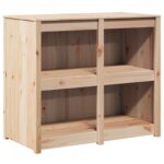 vidaXL Záhradný kuchynský kabinet 106x55x92 cm z masívneho borovicového dreva – Obrázok 2