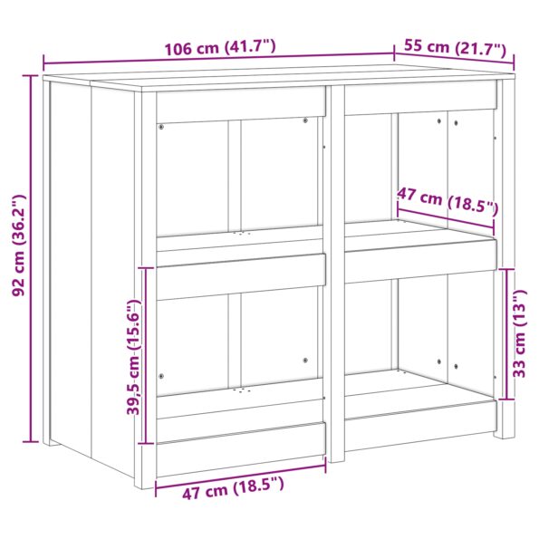 868180_9.jpg vidaXL Záhradná kuchynská skriňa 106x55x92 cm Masívne drevo z duglasky – Obrázok 9