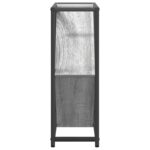 vidaXL Stojany na víno Šedý Sonoma Drevotriesková doska Malý Obdĺžnikový – Obrázok 7