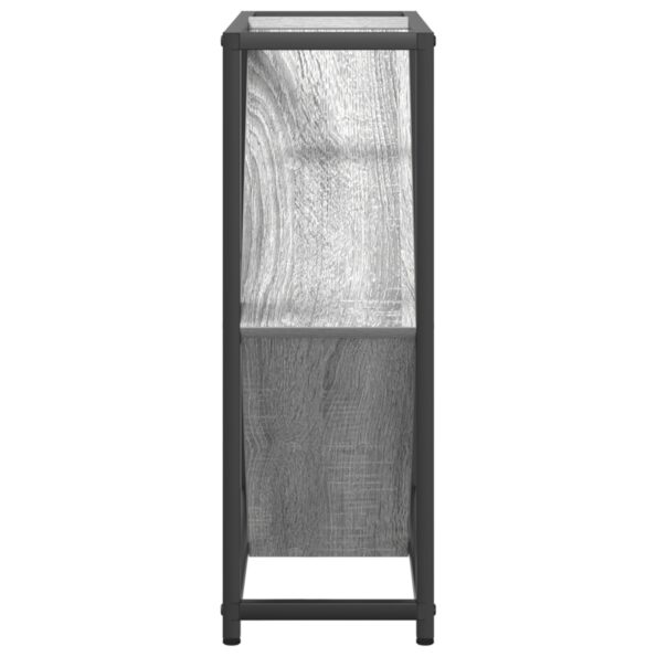 vidaXL Stojany na víno Šedý Sonoma Drevotriesková doska Malý Obdĺžnikový – Obrázok 7