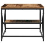 vidaXL Konferenčný stolík Staré drevo 51 x 50 x 40 cm – Obrázok 7