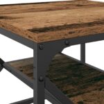 vidaXL Konferenčný stolík Staré drevo 51 x 50 x 40 cm – Obrázok 8
