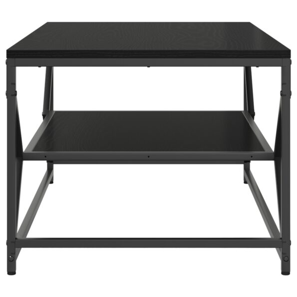 vidaXL konferenčný stolík s policou Čierny dub 90x50x40 cm z inžinierstva dreva – Obrázok 6