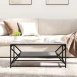 vidaXL Konferenčný stolík Sivý Sonoma 90 x 50 x 40 cm – Obrázok 4