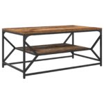 vidaXL Konferenčný stolík Staré drevo 90 x 50 x 40 cm – Obrázok 2