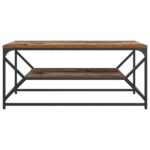 vidaXL Konferenčný stolík Staré drevo 90 x 50 x 40 cm – Obrázok 5