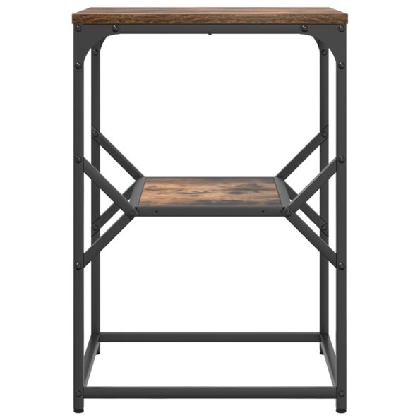 vidaXL Bočný stolík Dymový dub 41x40x60 cm Drevotrieska – Obrázok 5