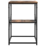 vidaXL Bočný stolík Dymový dub 41x40x60 cm Drevotrieska – Obrázok 6