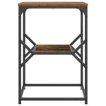 vidaXL Bočný stôl Staré drevo 41 x 40 x 60 cm Inžinierske drevo a oceľ – Obrázok 6