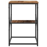 vidaXL Bočný stôl Staré drevo 41 x 40 x 60 cm Inžinierske drevo a oceľ – Obrázok 7