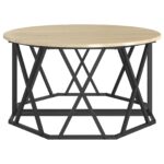 vidaXL Konferenčný stolík Sonoma dub 80 x 80 x 42 cm – Obrázok 7