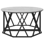 vidaXL Konferenčný stolík Sivý Sonoma 80 x 80 x 42 cm – Obrázok 7