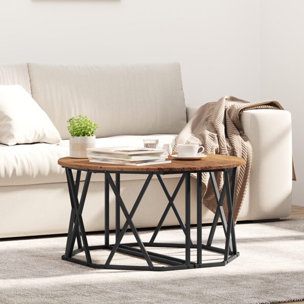 868253_1.jpg vidaXL Konferenčný stôl Staré drevo 80x80x42 cm Nielen drevo – Obrázok 1