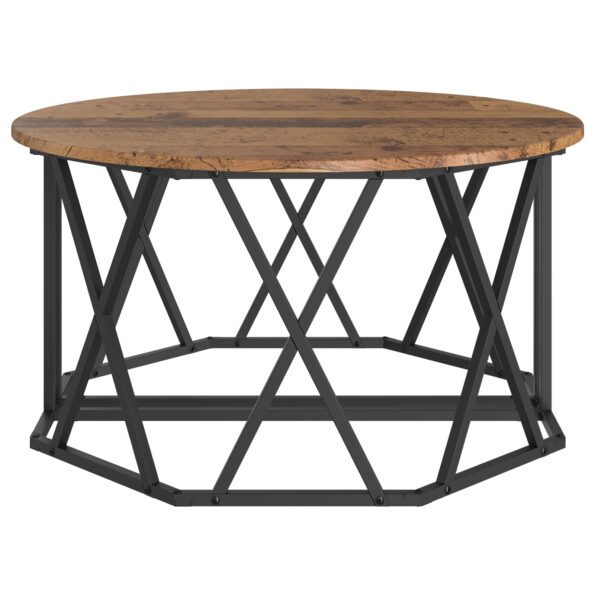 868253_7.jpg vidaXL Konferenčný stôl Staré drevo 80x80x42 cm Nielen drevo – Obrázok 7