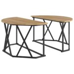 vidaXL Konferenčný stolík Remeselný dub 80 x 80 x 42 cm – Obrázok 2